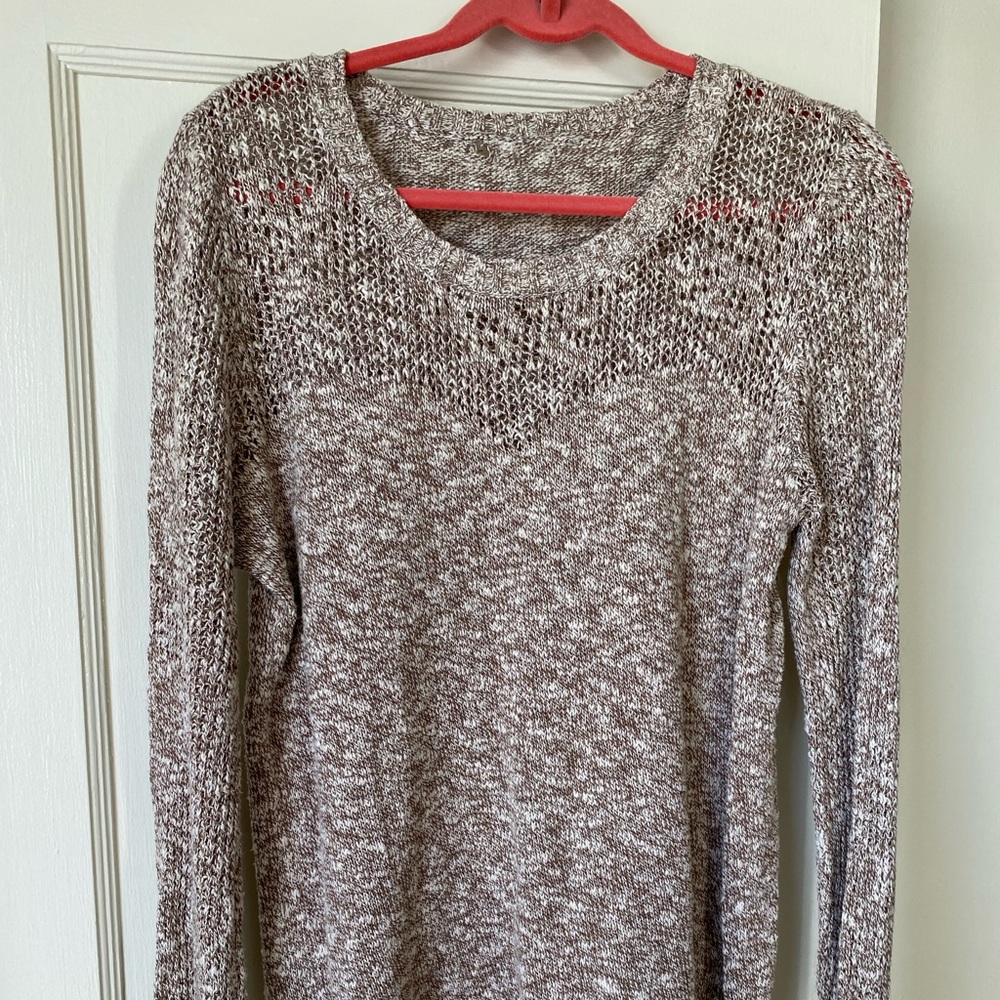 Cute knitted tan sweater